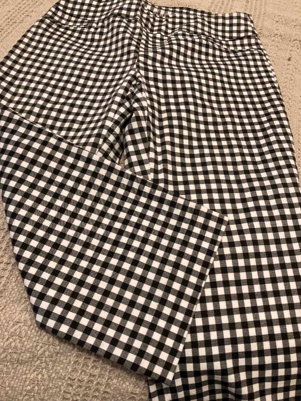 Checkered Crop Pants